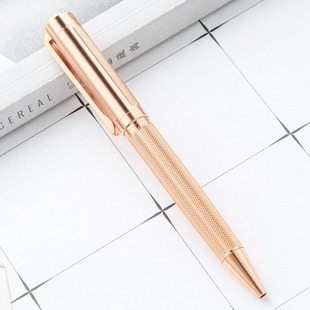 Business metal ballpoint pen creative pen holder engraved pattern office gift pen advertising conference metal pen manufacturers wholesale
