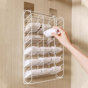 TUF4 Socks Storage Rack Multi-grid Clothes Cabinet Punch-free Wall-hanging underwear storage rack box Multi-functional Dormitory