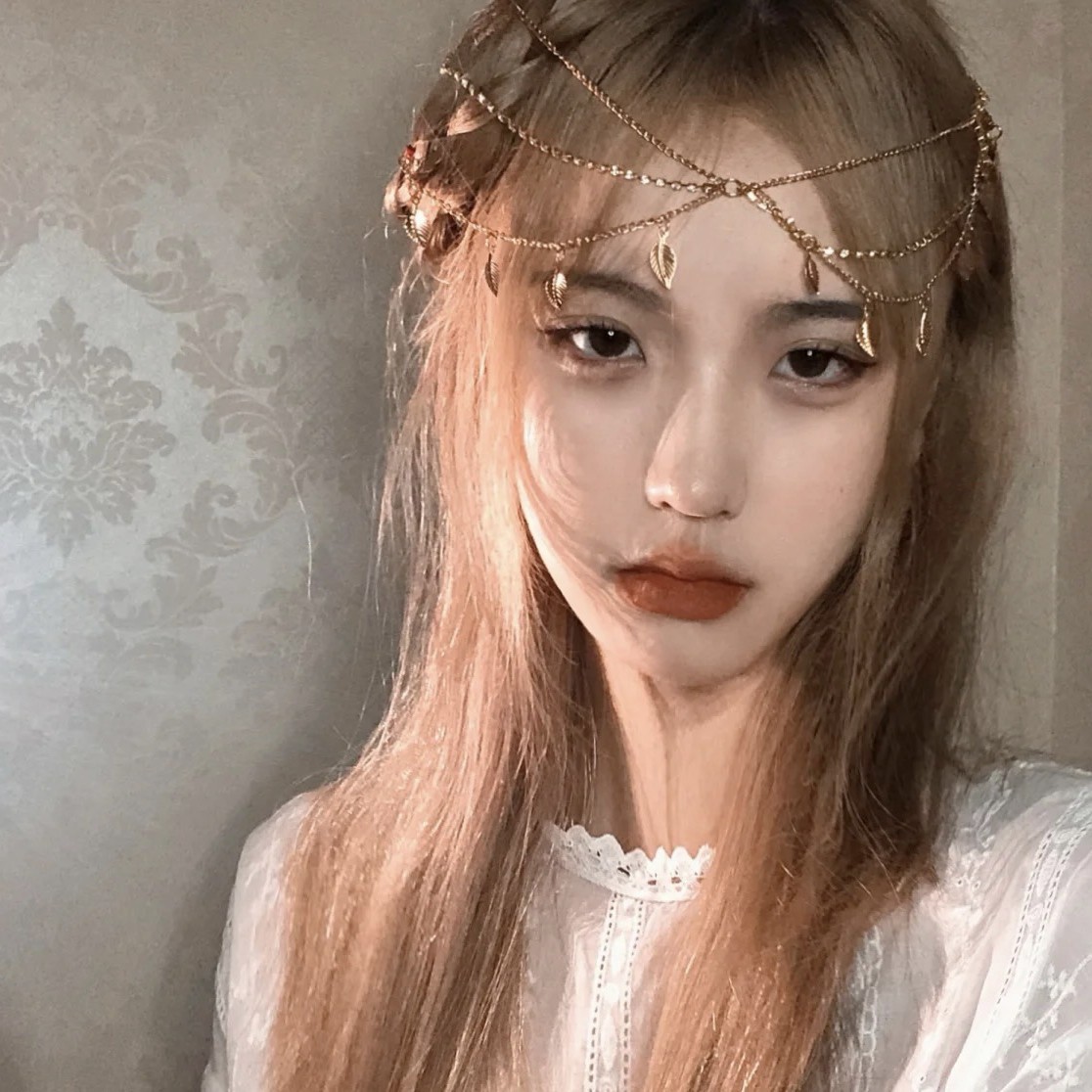 Ancient Style Super Fairy Multi-Layered Head Chain Hair Accessories for Women, Exotic Style Bridal Forehead Ornaments, Ethnic Style Crystal Tassel Princess Headwear