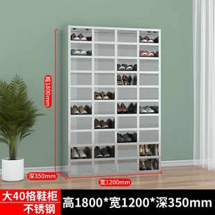 Stainless steel shoe cabinet factory laboratory food factory dust-free purification workshop double-sided lock staff can sit shoe change stool