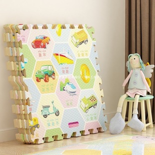 Foam Patchwork Floor Mat Baby Formaldehyde-free Children Baby Thickened Climbing Mat Bedroom Living Room Floor Mat Letters