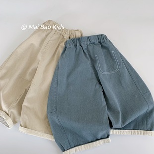 Maibao Children's Pants 2025 Spring New Korean-style Loose Casual Pants for Boys and Girls