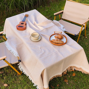 Outdoor tablecloth camping tent moisture-proof mat picnic mat camping blanket ethnic style stall tablecloth tea table table mat