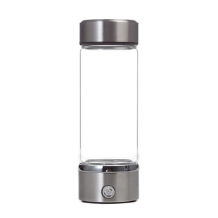 Factory direct marketing will sell gifts water vegetarian cup health care high borosilicate glass cup printed LOGO hydrogen rich water cup