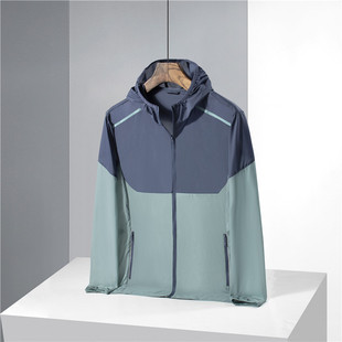 North face bird home with ice silk high elastic sunscreen clothing group purchase printing embroidery company light UV protection skin clothing