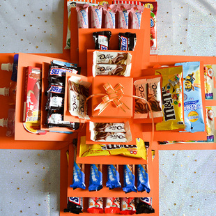 Birthday Gift Box Internet Celebrity Surprise Explosion Box Packaging Gift Gift Candy Empty Box for Children Boy Boy Girlfriend