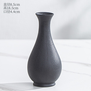 Modern Simple Handmade Ceramic Vase Home Living Room Dining Table Desktop Art Decorative Ornaments Cross-border Exclusive