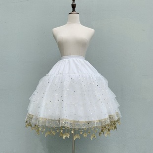 Lolita Pirate Lolita Violent Fishbone Pirate Carmen Adjustable cosplay Daily Birdcage Pirate Skirt