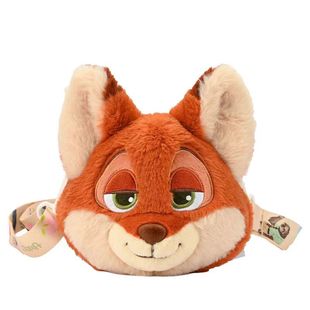 Disney Crazy Animal City Judy Nick Shoulder Bag Fluffy Bag Cute Strawberry Bear Moe Pie Pair Shoulder Bag