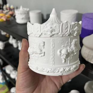 Оптовая чистый красный взрыв рюкзак Медведь кролик гипсовая кукла специальная оптовая продажа граффити DIY Квадратный ночной рынок киоск