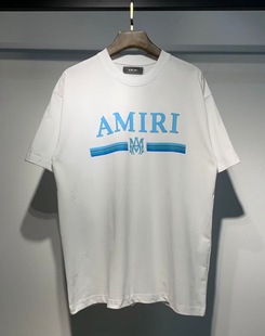 [260g] am Peace Pigeon Flow Paint Graffiti Letters Star Classic logo Printing Short Sleeve Couple T-shirt iri