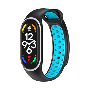 Подходит для Mi Band 7 двухцветный браслет Nike Mi Band Универсальный 6/5 умный спортивный сменный ремешок