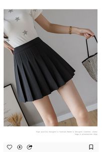 Grey High Waist Pleated Skirt Women's Spring Autumn and Winter 2023 New Slimming Short Skirt A- word JK Skirt for Children