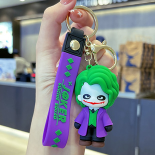 Factory direct key chain small pendant three-dimensional doll car key chain schoolbag pendant wholesale stall merchandise
