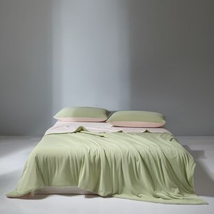 Class A ice cream cool silk summer cool quilt mother and child grade solid color summer quilt summer air conditioning quilt ice silk thin quilt wholesale