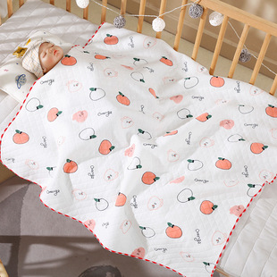 Diamond-shaped Plaid quilted single cotton baby supplies delivery room towel cotton thickened newborn baby anti-shock