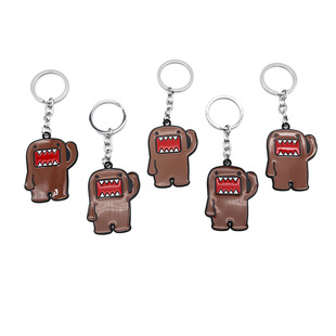 Domo jun монстр мультфильм личность креативный металлический брелок брелок подвеска для оптовых продаж
