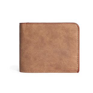Card Holder Wallet Integrated Men's Ultra-thin Short Wallet Soft Leather Wallet Lightweight Simple Multi-card Multi-function Card Holder