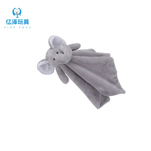 Baby toys series elephant plush soothing towel baby dolls can be produced in batches with pictures and samples