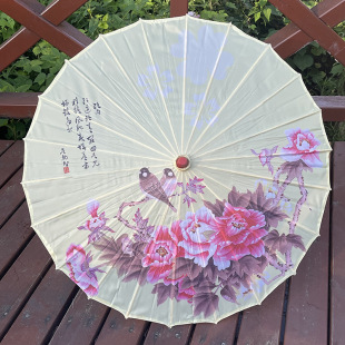 Rainproof and Sunscreen Indoor and Outdoor Ceiling Decoration Chinese Style Hanfu Cheongsam Dancing Photography Props Ancient Style Oil Chain Balance
