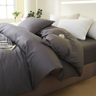 Pure Cotton Quilt Cover Single Product Modern Simple Solid Color Single Double Dormitory Quilt Cover Twill Cotton Quilt Cover Single Piece Wholesale