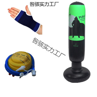 Fitness Children's Inflatable Vertical Boxing Column Tumbler Inflatable Sandbag Venting Thickened Sandbag Boxing Practice Boxing