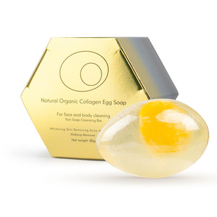 Egg Soap Gold Cleansing Handmade Soap Moisturizing Cleansing Oil Control Mite Removal Pore Cleansing Amino Acid Soap Soap Long-Lasting