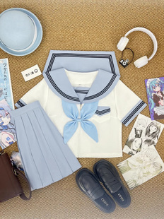 [Cloud Cold] Original Orthodox Japanese Style Jk Uniform Preppy Style Middle Uniform Class Uniform Spring and Summer Graduation Uniform Sailor Uniform