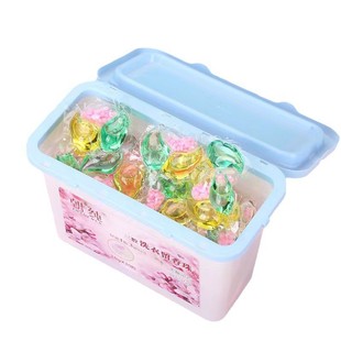 Chaochun three-in-one laundry gel beads deep cleaning laundry ball long-lasting soft protective clothing three-chamber laundry beads wholesale
