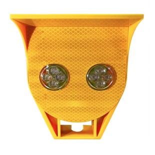 Solar Yellow Flash Warning Light Road Outline Light Full Screen Cat Eye Warning Light Synchronous Yellow Flash Warning Light