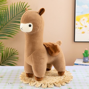 Cross-border Alpaca Doll Cute Creative Sleeping Pillow Lamb Bed Plush Toy Doll Lover Gift