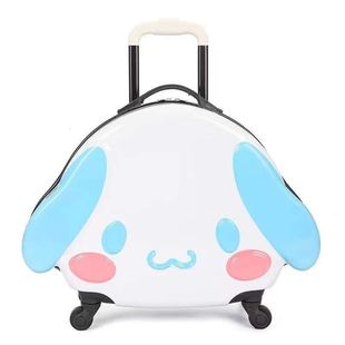 Kulomi Luggage Case Small Cute Suitcase Universal Wheel Pudding Dog Trolley Case Yugui Dog Cartoon Luggage Case
