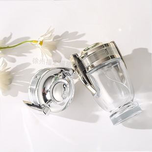 in stock 100ml transparent perfume bottle large capacity trophy bayonet press spray empty cosmetics sub-bottle