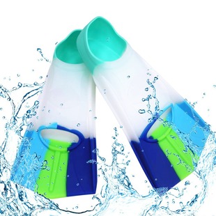 Professional silicone flippers for men and women freestyle frog short flippers for adults and children professional swimming snorkeling in stock wholesale