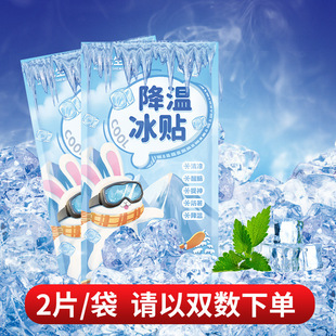 Cooling Ice Patch Military Training Summer Heatstroke Prevention and Refreshing Cooling Patch Student Version Cooling Mobile Phone Antipyretic Cooling Antipyretic