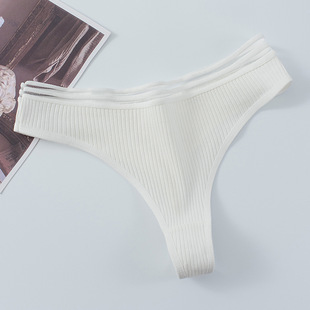 New Threaded Underwear Sexy Mesh Sexy Breathable Low Waist Women's Briefs Threaded Thongs Cotton Trousers