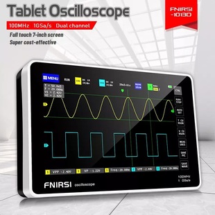 Новый FNIRSI-1013D двухканальный цифровой сенсорный планшетный осциллограф 100M пропускная способность 1GS частота дискретизации