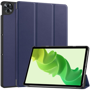 Applicable to RealmePad2 tablet protective case real me Pad2 caster three fold solid color protective case 11.5-inch shell
