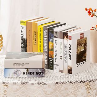 Простой современный поддельный книжный орнамент имитация книжной модели