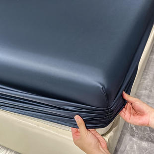 100s long staple cotton cotton single product bed hat cotton mattress cover solid color plain European simple bedspread a generation of hair