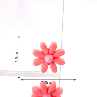 Simulation Cartoon Color Daisy Resin DIY Crafts Accessories Desktop Decorations Car Ornaments Hanging Ornaments