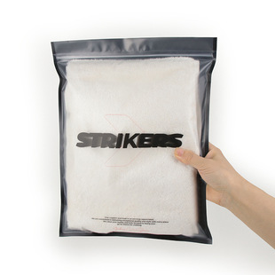 Customized Thickeneded Pe Bone Bag, High-End T-Shirt, Woolen Clothing, Clothing Packaging Bag, Transparent Frosted Composite Ziplock Bag