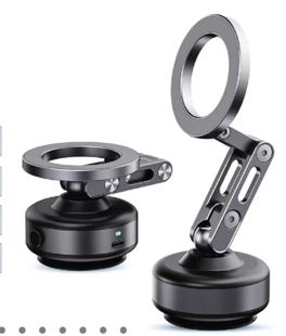 D1 cross-border vacuum adsorption car mobile phone bracket car air outlet suction cup foldable navigation support frame