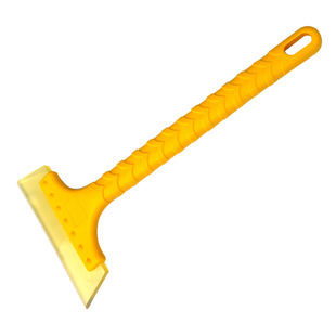 Car upgraded snow shovel ice removal 16cm soft beef tendon snow shovel extra large widened long handle beef tendon scraper
