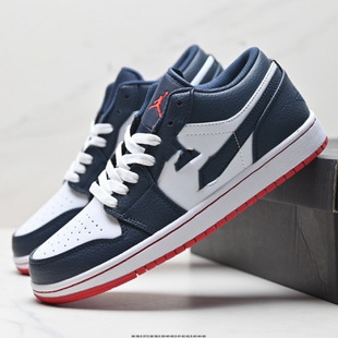 Putian aj1 low side manufacturers wholesale pure original low Qiao a cigarette ash black red toe dunk sports basketball shoes series