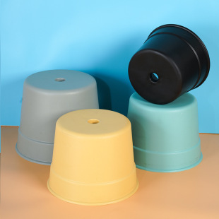 Nordic Style Low Stool Home Living Room Low Chair Kindergarten Plastic Chair Thickened Stackable Plastic Stool Shoe Changing Stool
