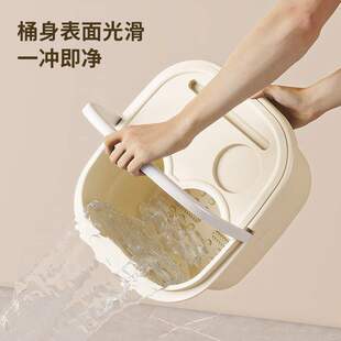 Foot Bath Bucket with Handle Household Thickened and Highened Portable Foot Bath Bucket with Calf Insulation Massage Foot Washing Bucket Foot Washing Basin