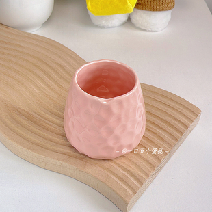 ✅ Cute Strawberry Ceramic Fork, Fruit Pick, High-Looking Pink Girly Heart Snack Fork, Fruit Dessert Stainless Steel Fork
