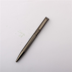 Metal engraved copper rod multi-color simple fashion signature ballpoint pen rotating out of the core business office advertising gifts