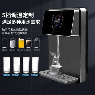 Wall-mounted quick-heating pipeline machine UV sterilization and disinfection refrigeration heating instant-heating intelligent water dispenser household temperature control bubble milk